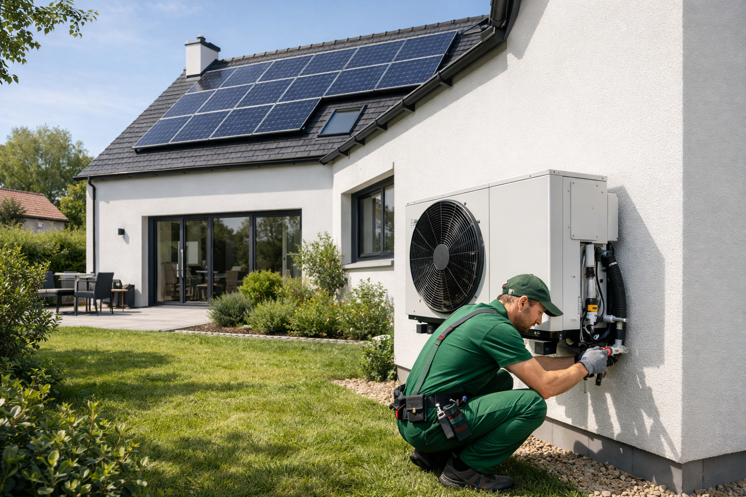 Installation PAC Air/Eau individuelle