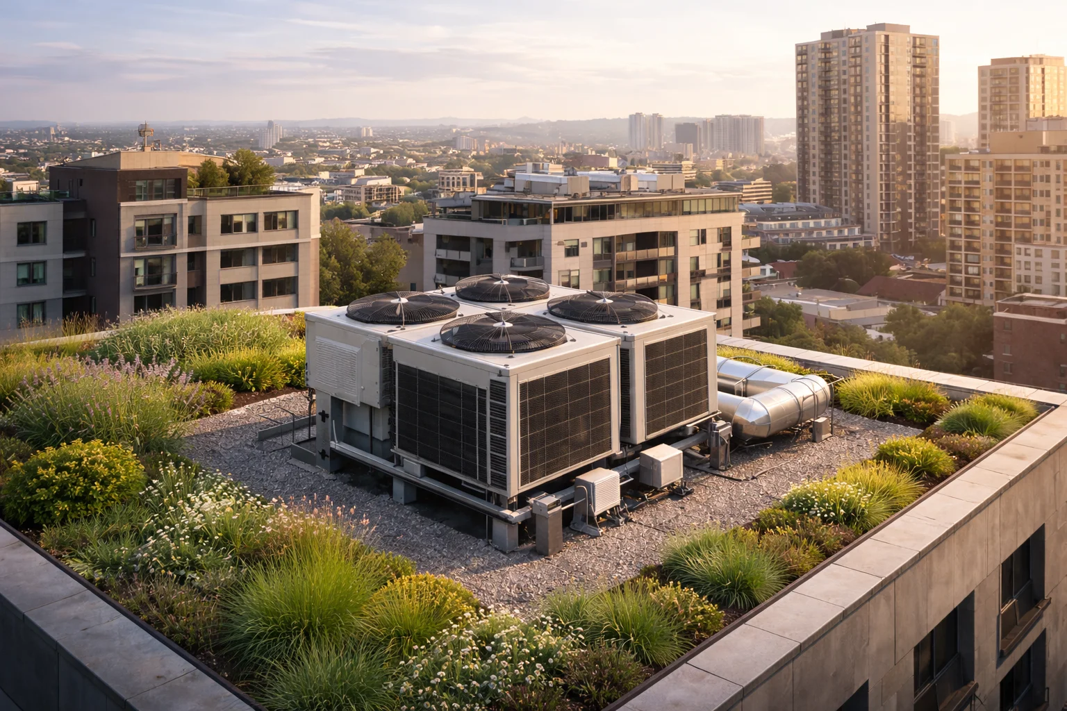 PAC Air/Eau immeubles collectifs et tertiaire