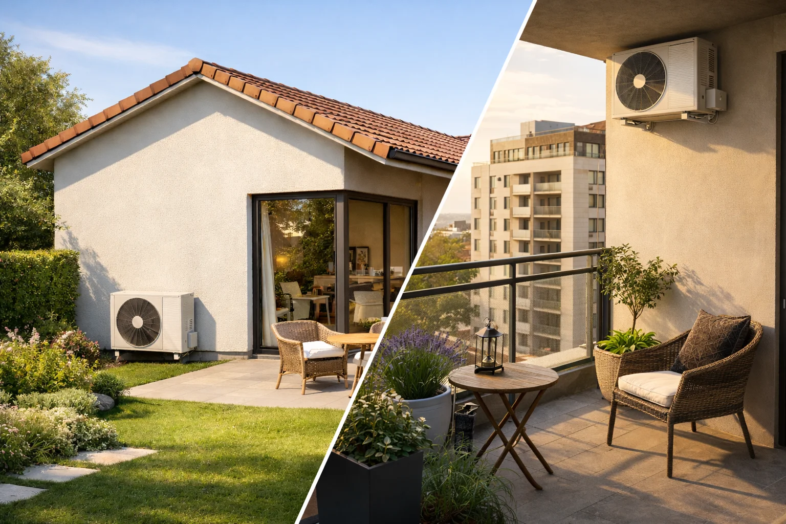 PAC Air/Eau maisons et appartements